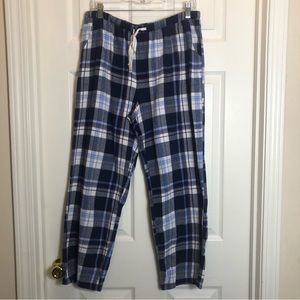 Cuddl Duds Plaid Flannel Pajama Pants. Size L (14-16)